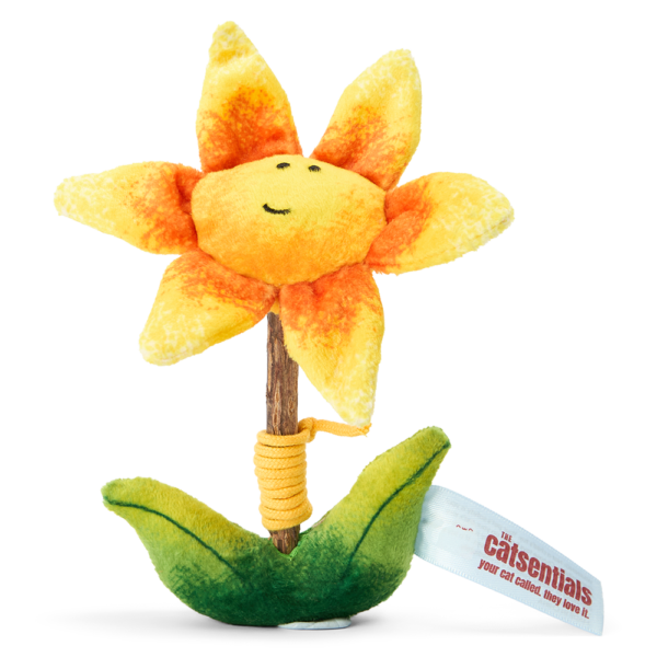 The Catsentials Flower With Silvervine Stick Cat Toy – One Size