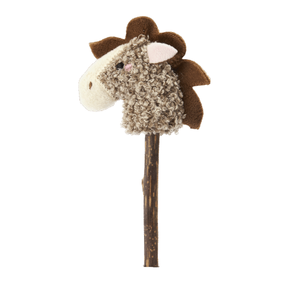 The Catsentials Horse With Silvervine Stick Cat Toy – One Size
