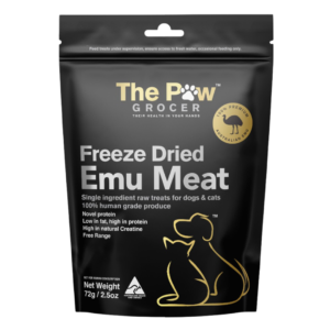 The Paw Grocer Freeze Dried Emu Meat Dog And Cat Treats - 72g