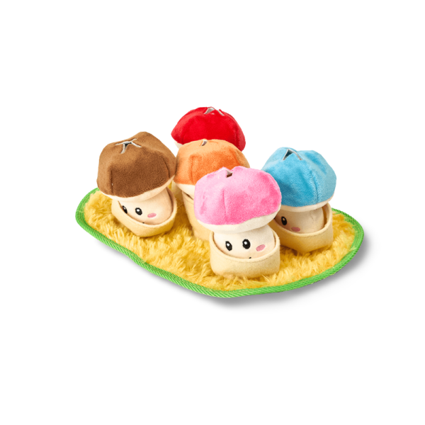 Three Dogs And A Cat Snuffle Mushroom Dog Toy – One Size