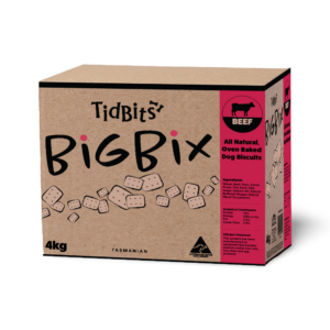 Tidbits Big Bix Beef Dog Treats - 4kg
