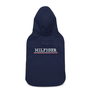 Tommy Hilfiger Dog Core Rain Coat Blue - X Small