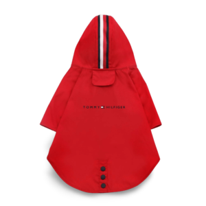 Tommy Hilfiger Dog Rain Coat Red - XX Small