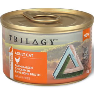 Trilogy Farm Raised Chicken in Bone Broth Adult Wet Cat Food Can - 12 x 85g