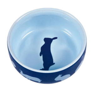 Trixie Ceramic Bowl With Rabbit Motif for Small Pets - 250ml