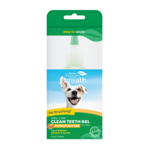 Tropiclean Fresh Breath Peanut Butter Clean Teeth Gel for Dogs - 118ml