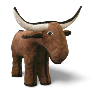 Tuffy Barnyard Series Bevo The Bull Plush Dog Toy - One Size