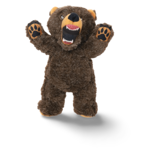 Tuffy Mighty Dog Toy Angry Animals Series Bear - One Size