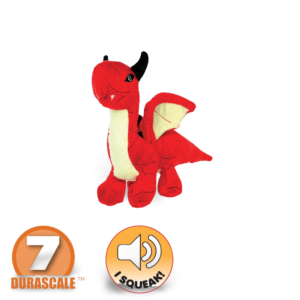 Tuffy Mighty Dog Toy Red Dragon Jnr - One Size