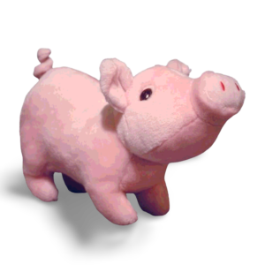 Tuffy Mighty Toy Farm Series Paisley Piglet Plush Dog Toy - One Size