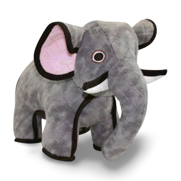 Tuffy Zoo Animal Series Emery Elephant Plush Dog Toy – One Size