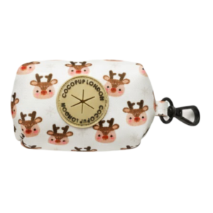 Cocopup London Dog Poop Bag Holder Ralphie Reindeer - each