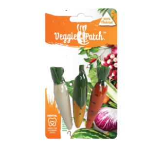 Veggie Patch Carrot And Corn Toys Small Animal Wood Chew - 3 Pack