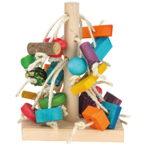 Veggie Patch Chew Tree Small Animal Wood Click Sisal Toy - Large