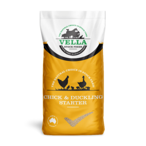 Vella Chick & Duckling Starter Crumble Feed - 18kg