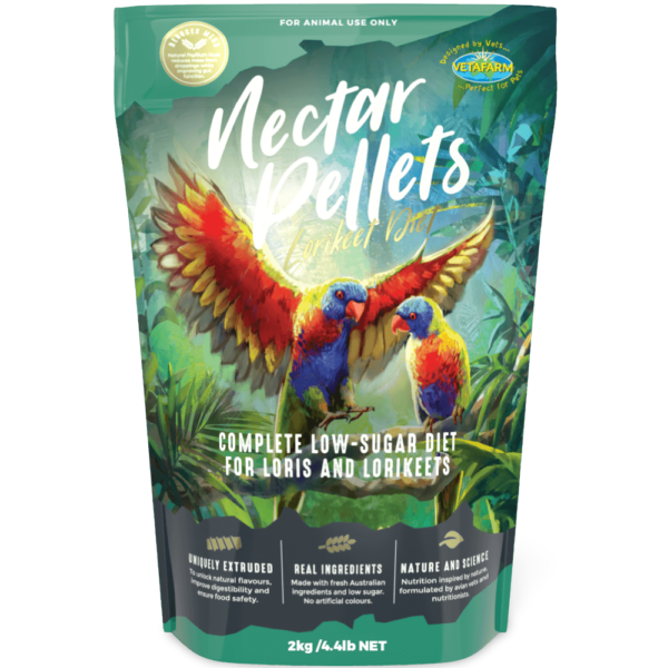 Vetafarm Lorikeet Nectar Pellets – 2kg