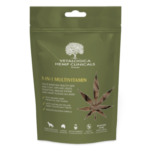 Vetalogica Hemp Clinicals 5 In 1 Multivitamin Dog Treats - 225g