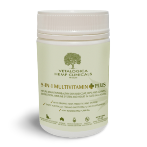 Vetalogica Hemp Clinicals 5 In 1 Multivitamin Supplement For Cats - 100g