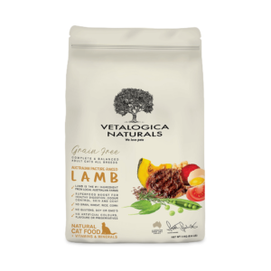 Vetalogica Naturals Grain Free Lamb Adult Dry Cat Food - 3kg