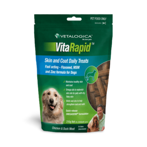 Vetalogica Vitarapid Dog Treats Skin and Coat - 210g