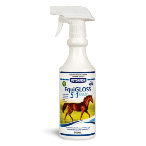 Vetsense Equigloss 5 In 1 Provitamin B5 Horse Grooming Spray - 500ml