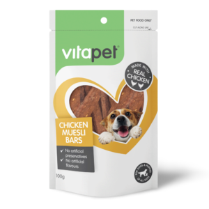 Vitapet Dog Treats Chicken Muesli Bar - 100g