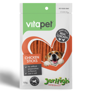 Vitapet Jerhigh Chicken Sticks Dog Treats - 400g