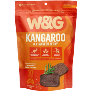 Wag Kangaroo And Flaxseed Jerky Dog Treats - 10 Piece