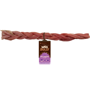 Wag Dog Treats Braided Bully Stick Large - 1 Chew