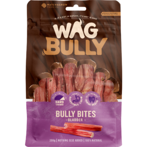 Wag Dog Treats Bully Bites - 200g