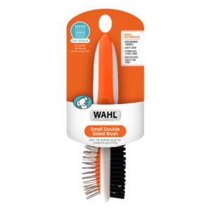 Wahl Small Double Sided Pin And Bristle Brush Dog Grooming Tool Orange - One Size