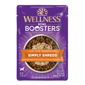 Wellness Bowl Boosters Chicken Adult Wet Dog Food Pouches - 12 x 79g