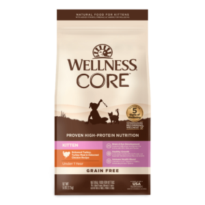 Wellness CORE Kitten Grain Free Turkey and Chicken Dry Cat Food - 2 x 2.2kg