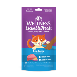 Wellness Grain Free Lickable Cat Treat Tuna Recipe - 6 x 12g