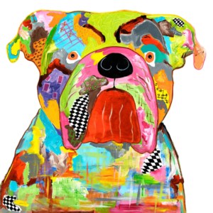 What The Woof Sticker English Bulldog Stan - each