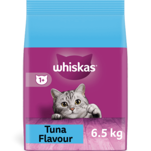 Whiskas Adult 1 Plus Year Tuna Dry Cat Food - 6.5kg