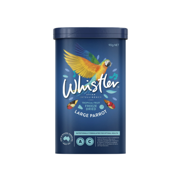 Whistler Large Parrot Freeze Dried Tropical Fruit Salad Medley Treats – 90g