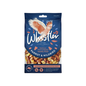 Whistler Parrot And Wild Bird Hanging Pod Treat Tropical Blend - 320g