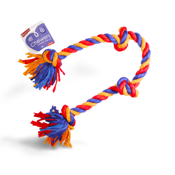 Yours Droolly Chewers Cloth Rope Chew Dog Toy – 90cm