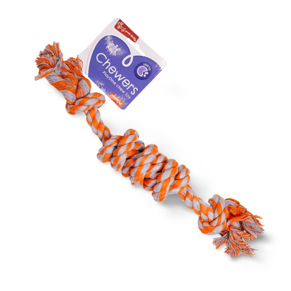 Yours Droolly Chewers Rope Knot Chew Dog Toy