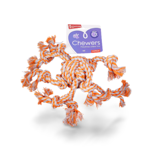 Yours Droolly Chewers Rope Octopus Dog Rope Toy - Large
