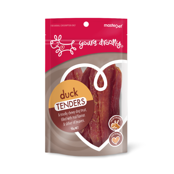 Yours Droolly Duck Tenders Dog Treats – 450g
