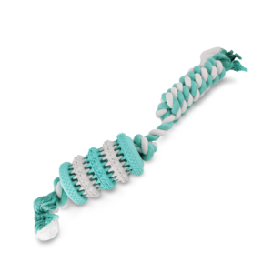 Yours Droolly Fresheeze Dental Twister Minty Rope Dog Toy - One Size