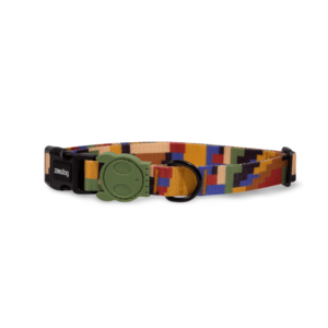 Zee Dog Classic Dog Collar in Pixel Retro - Small