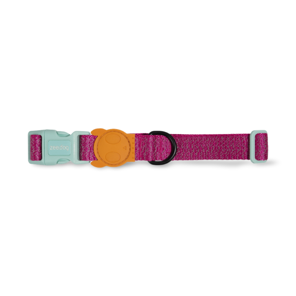 Zee Dog Classic Dog Collar in Sidus Pink – Large