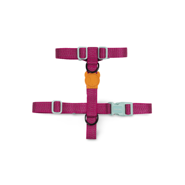 Zee Dog H Dog Harness in Sidus Pink