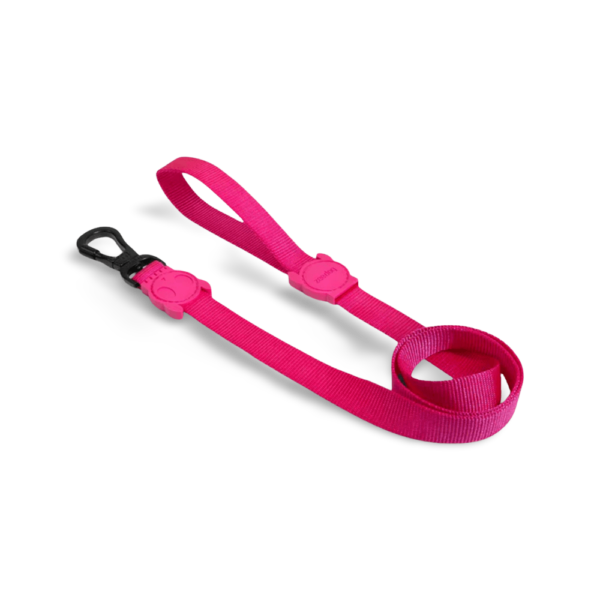 Zee Dog Super Hook Dog Lead in Hot Pink LED