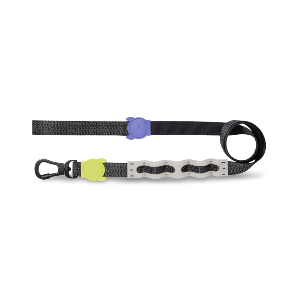 Zee Dog Ruff Bungee Dog Lead 2.0 in Nox Black – Large