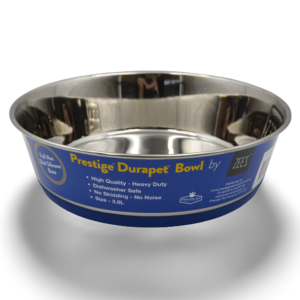 Zeez Durapet Premium Stainless Steel Dog Bowl - 3.8L