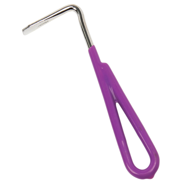 Zilco PVC Coated Hoof Pick For Horse Grooming